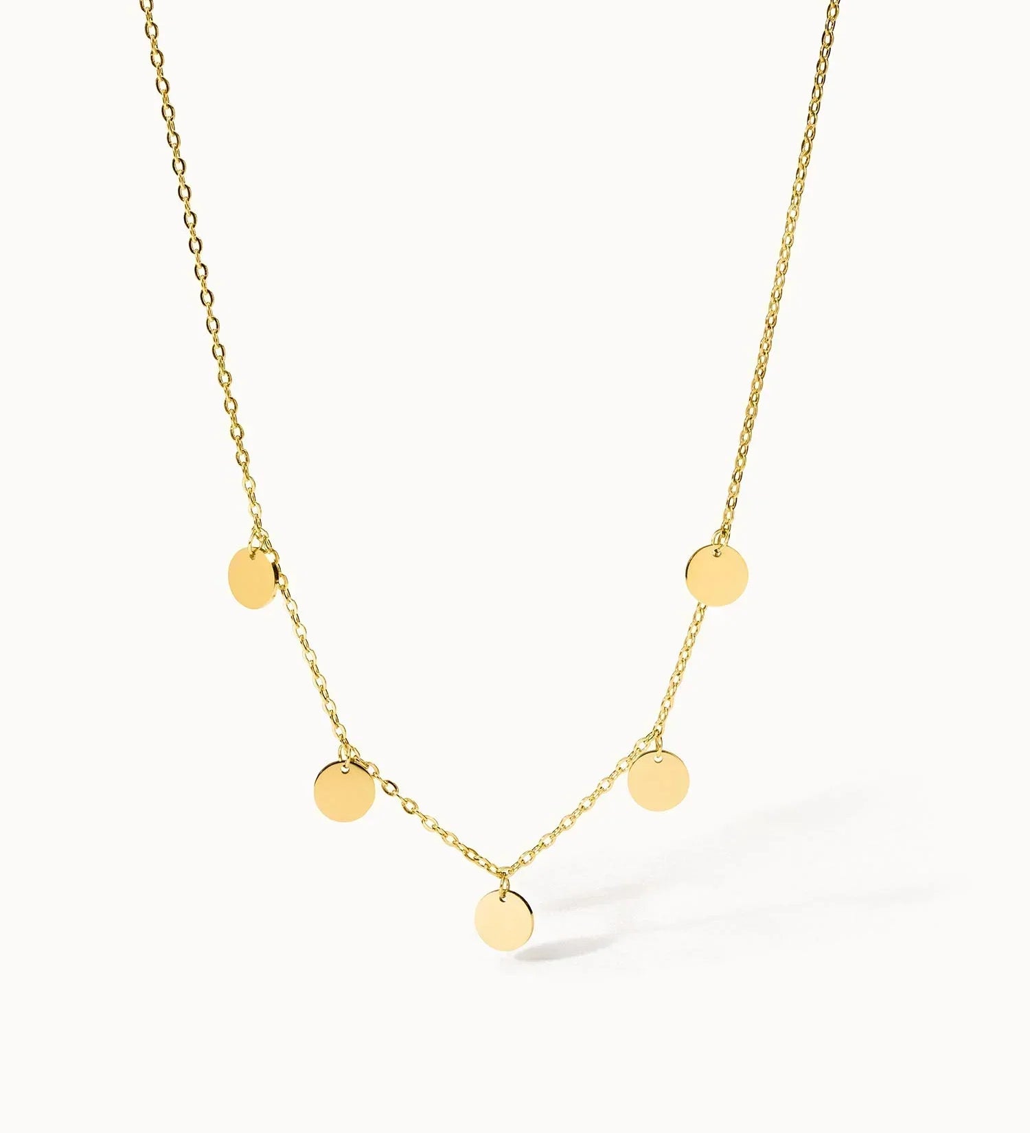 Collana Buddha colorata | Oro bianco