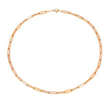 Collana elegante Archen | Oro bianco