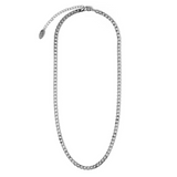 Collana a catena piatta | Oro bianco