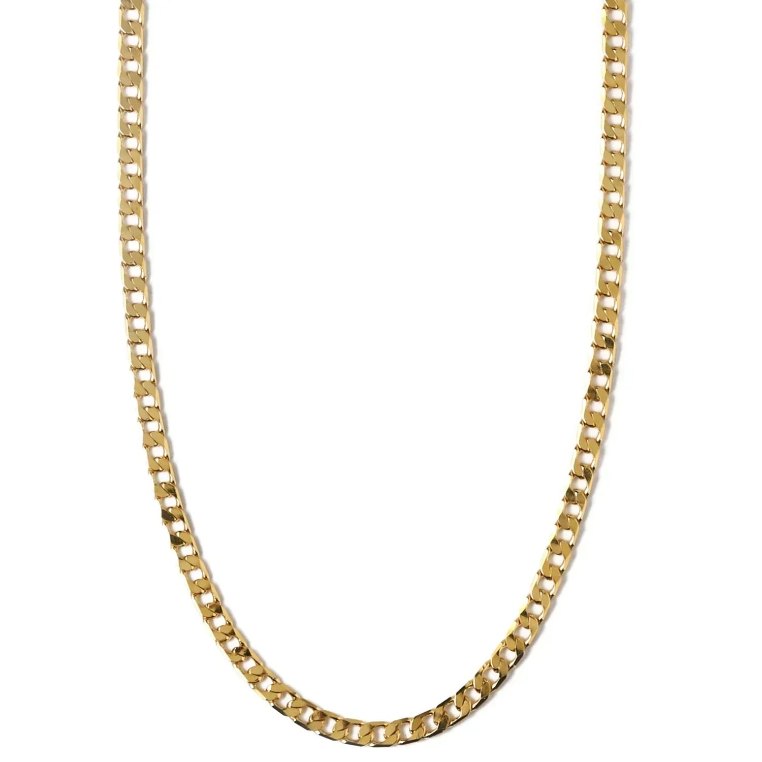 Collana a catena piatta | Oro bianco