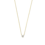 Collana Cléa in pietra | Oro bianco