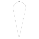 Collana Cléa in pietra | Oro bianco