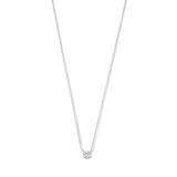 Collana Cléa in pietra | Oro bianco