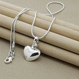 Collana cuore | Oro bianco