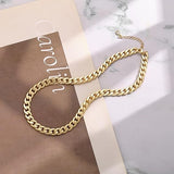 Collana cubana a grandi maglie | Oro