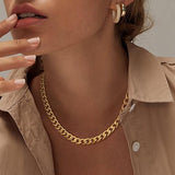 Collana cubana a grandi maglie | Oro