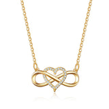 Collana infinita nodo d'amore | Oro