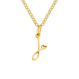 Collana iniziale cuore | Oro