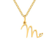 Collana iniziale cuore | Oro