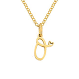 Collana iniziale cuore | Oro