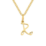Collana iniziale cuore | Oro