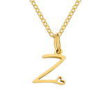 Collana iniziale cuore | Oro