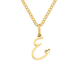 Collana iniziale cuore | Oro