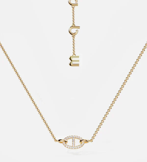 Collana Isaline Marina | Oro bianco