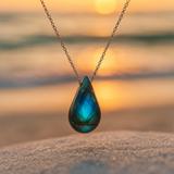 Collier Lagune labradorite | Oro