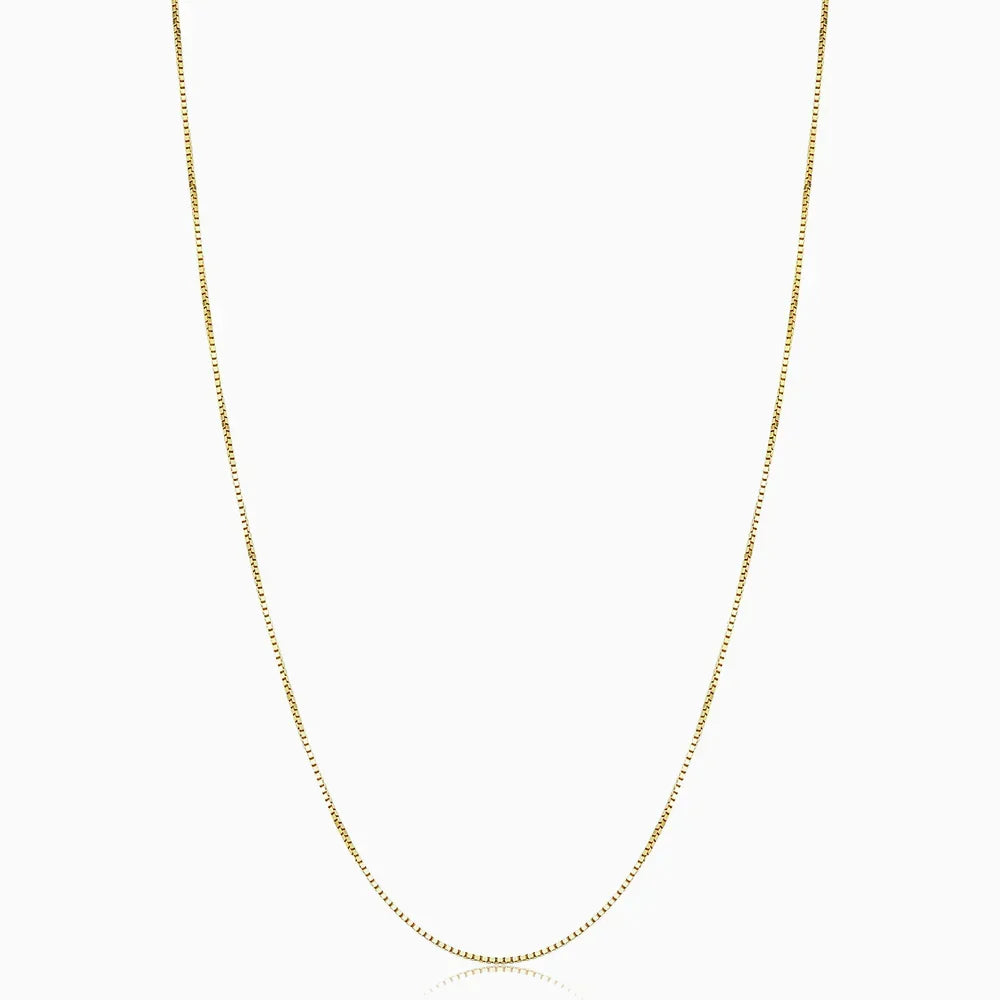 Collana a maglia cubana | Oro bianco