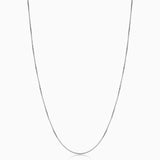 Collana a maglia cubana | Oro bianco