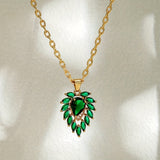 Collana Matilde in smeraldo | Oro