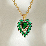 Collana Matilde in smeraldo | Oro