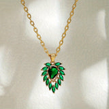 Collana Matilde in smeraldo | Oro