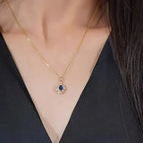 Collana blu | Oro
