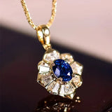 Collana blu | Oro