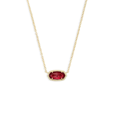 Collana ovale classica in rubino | Oro