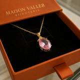 Collana ovale Rosa zaffiro Impériales | Oro