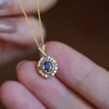 Collana pendente celeste Royale | Oro