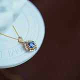 Collana pendente celeste Royale | Oro