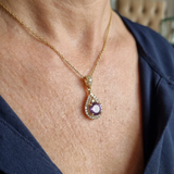 Collana pendente Lavena aureola | Oro