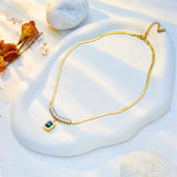 Collana regale prisma smeraldo | Oro