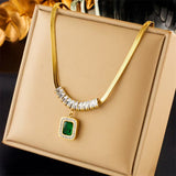 Collana regale prisma smeraldo | Oro