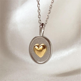Collana retrò cuore | Oro