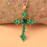 Collana Véridienne croce di cuore | Oro