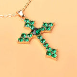 Collana Véridienne croce di cuore | Oro