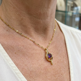 Collier Vespera ametista tourbillon | Oro