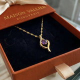 Collier Vespera ametista tourbillon | Oro