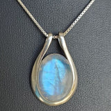 Collana vintage in opale bianca | Oro