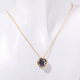 Collana zodiacale a doppia faccia | Oro