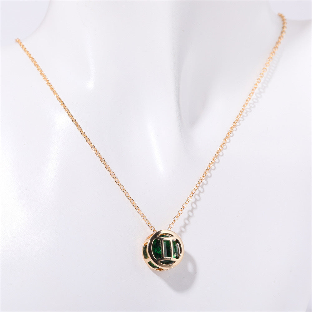 Collana zodiacale a doppia faccia | Oro