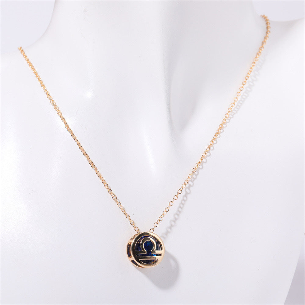 Collana zodiacale a doppia faccia | Oro