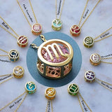 Collana zodiacale a doppia faccia | Oro