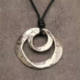 Collana con pendente geometrico irregolare | Oro