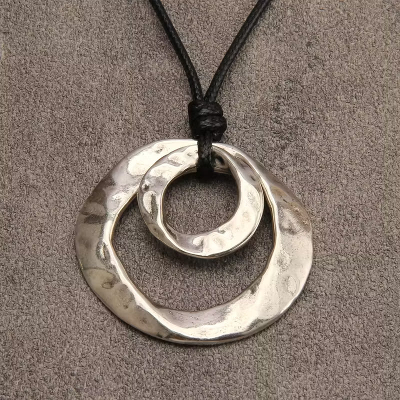 Collana con pendente geometrico irregolare | Oro