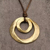 Collana con pendente geometrico irregolare | Oro