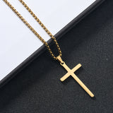 Collana con croce « Fede Elevata » | Oro bianco