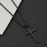 Collana con croce « Fede Elevata » | Oro bianco