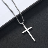 Collana con croce « Fede Elevata » | Oro bianco