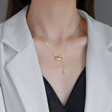 Collana con due anelli | Oro
